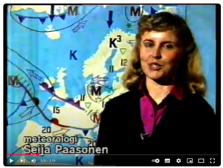 Uutiset ja Sää – 4.5.1983 Seija Paasonen ja Arvi Lind